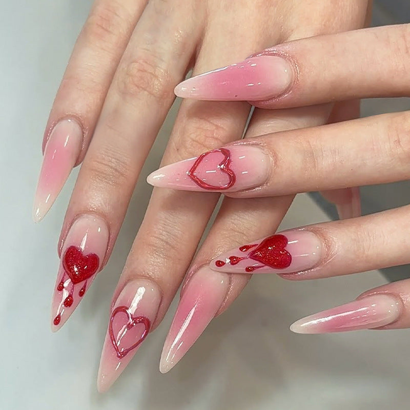 Künstlerische Press-On Nageltipps Karnz