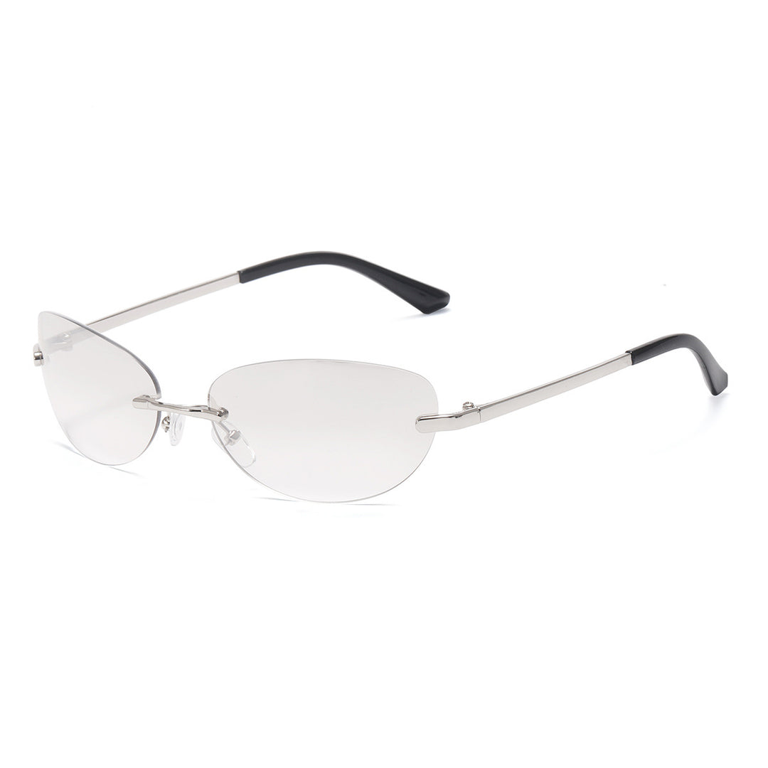 Damen filigrane Sonnenbrille mit innovativem Rahmen Karnz