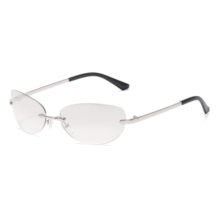 Damen filigrane Sonnenbrille mit innovativem Rahmen Karnz