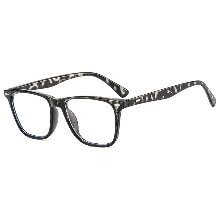 Damen klare Brille mit hochwertigem Kunststoffrahmen Karnz