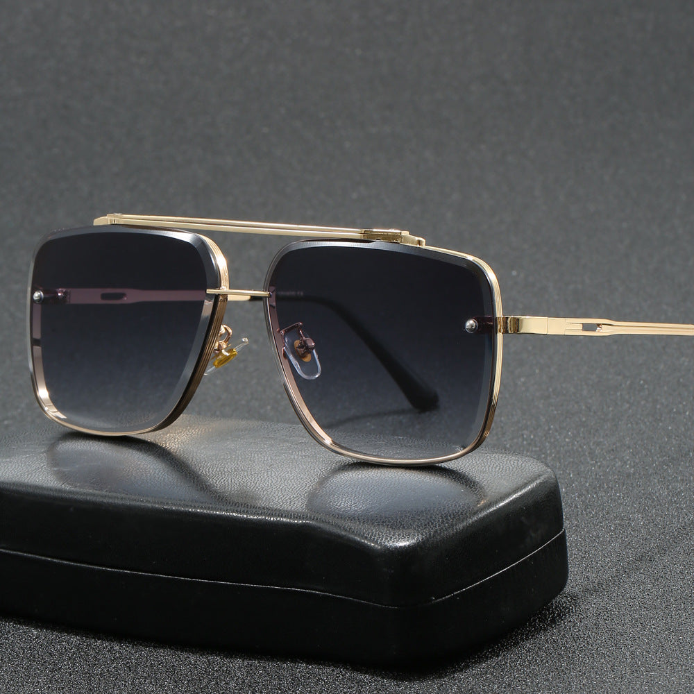 Damen elegante quadratische Designer-Sonnenbrille Karnz