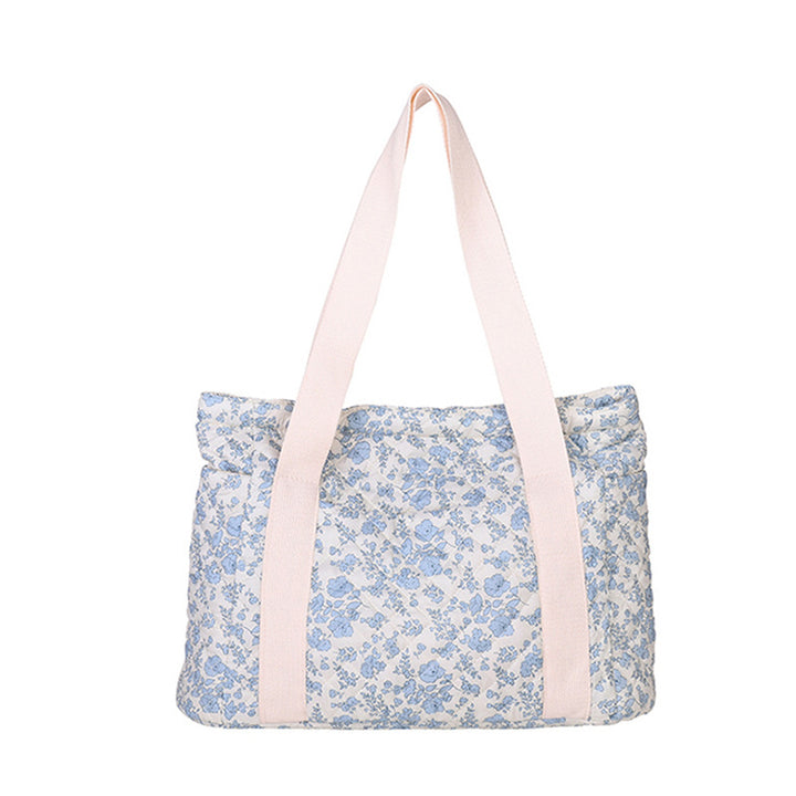 Stylische Blumendruck-Wochenend-Tasche
