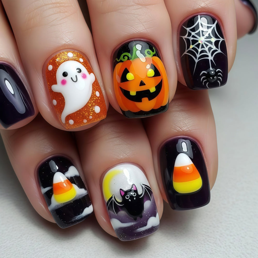Kreatives Halloween Kunstnagelset Karnz
