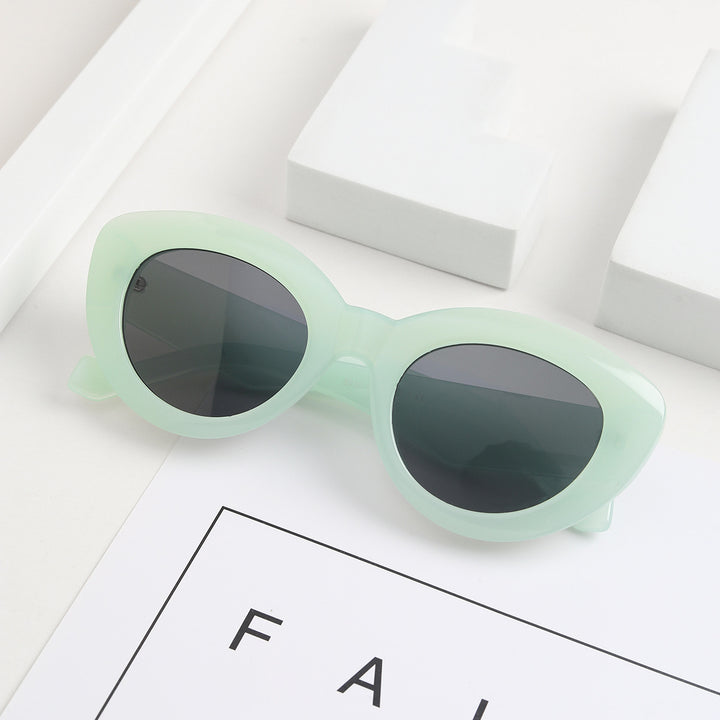 Damen Cat-Eye Sonnenbrille mit modischem Kunststoffrahmen Karnz