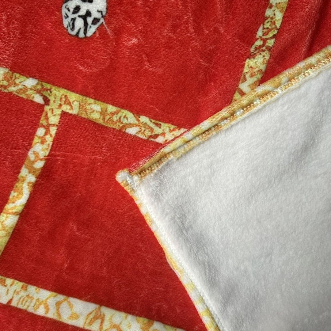 Dekorative traditionelle gemusterte Überwurfdecke