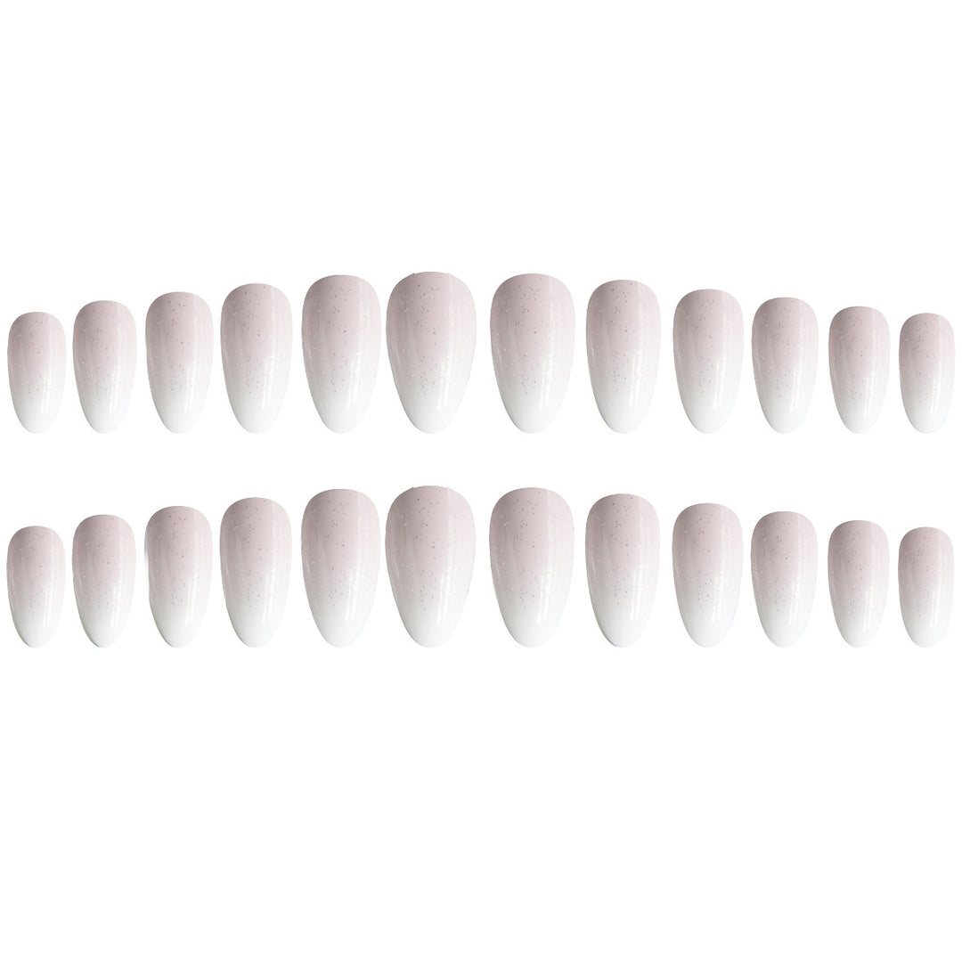Elegante Glitzernde Ombre Nagelkuns Karnz