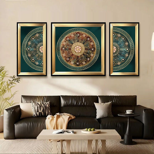 Dekoratives gerahmtes Kunstset