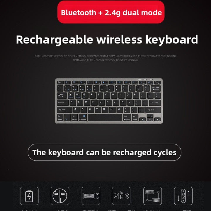 Bluetooth-Tastatur mit Ergonomischem Design Karnz