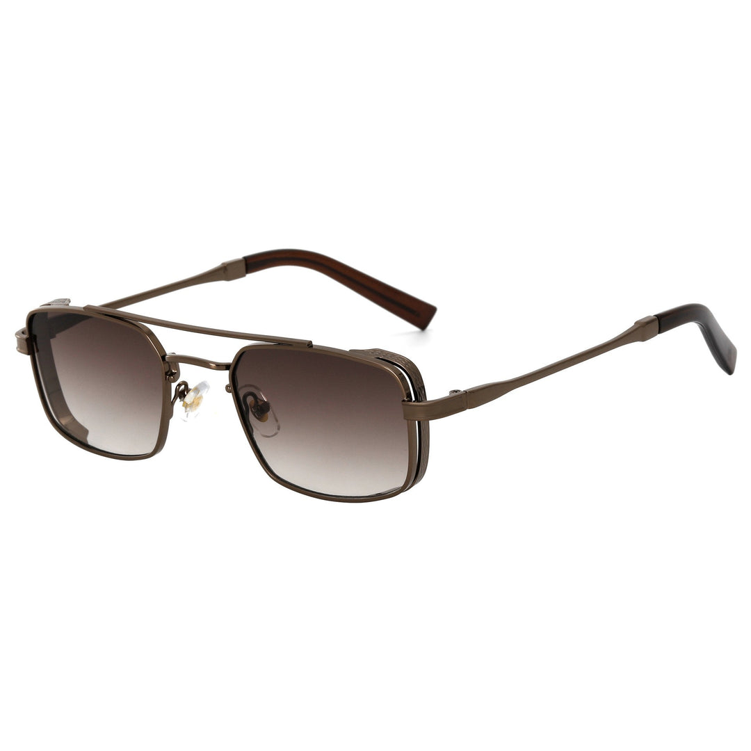 Damen Modische Sonnenbrille mit schmalem Metallrahmen und hochwertigem UV-Schutz Karnz