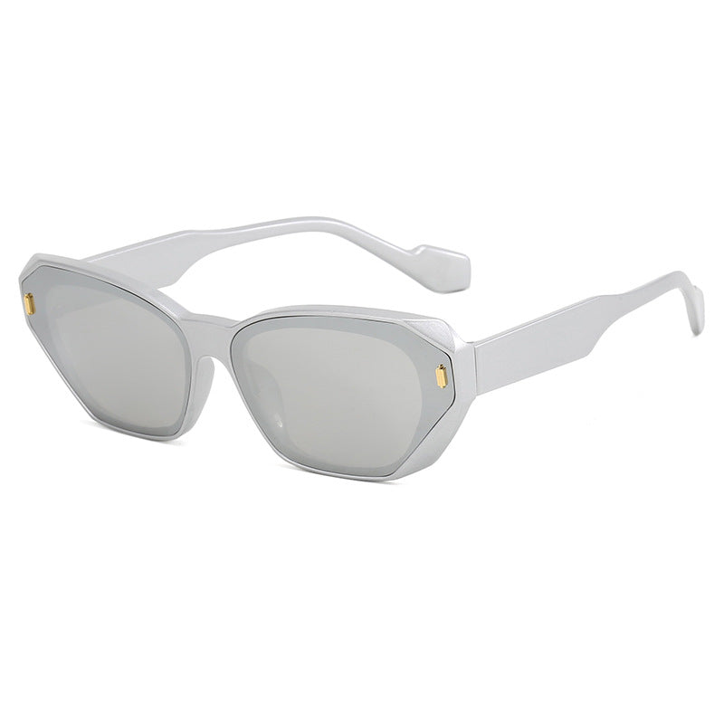 Damen futuristische Diamant-Sonnenbrille Karnz