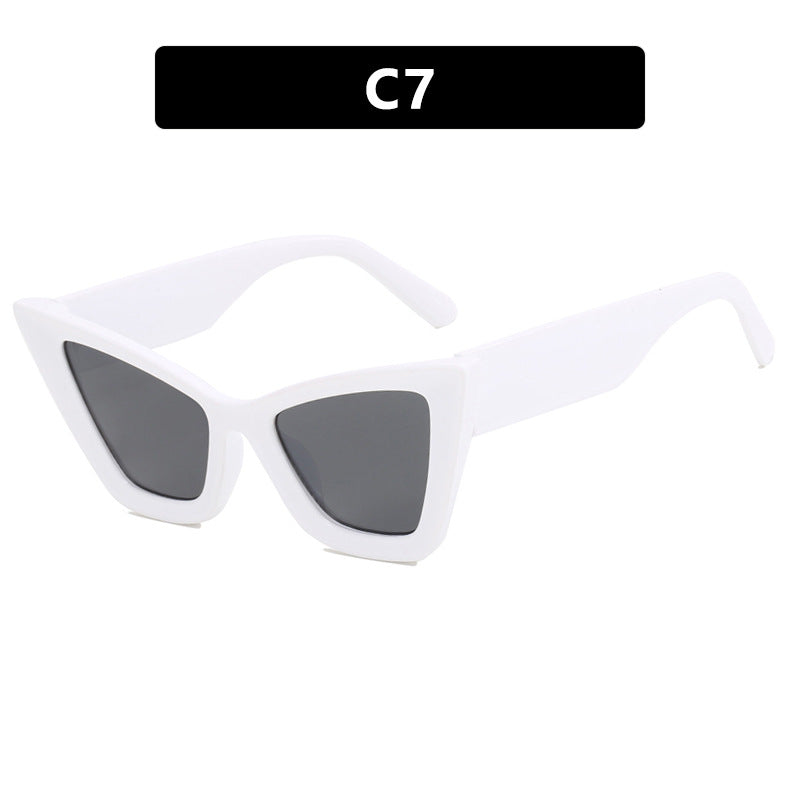 Damen Cat-Eye Sonnenbrille mit eleganten Linse und UV-Schutz Karnz