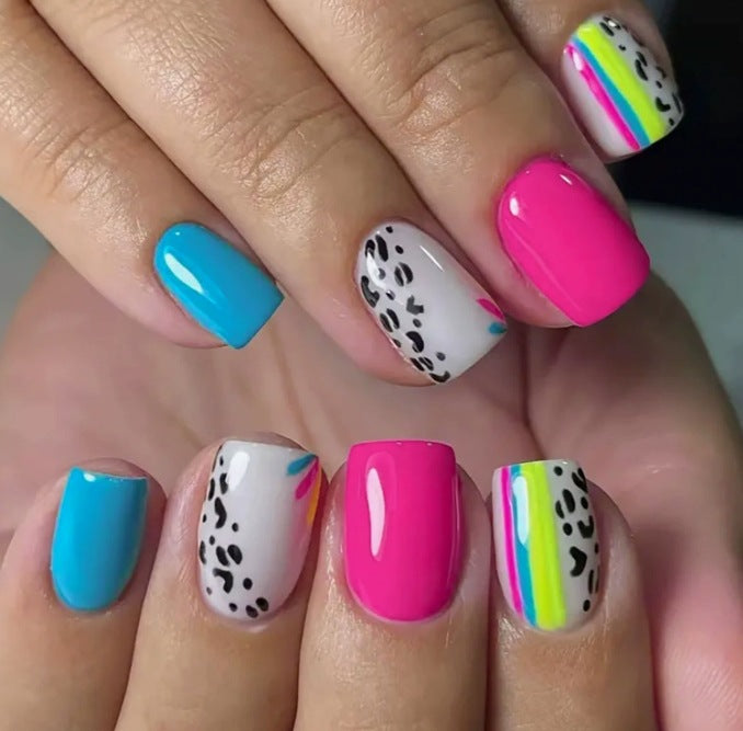 Farbige Künstlerische Nagelkunst Set Karnz