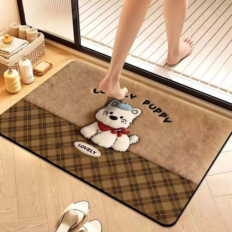 Süßes Hundedesign Badematte