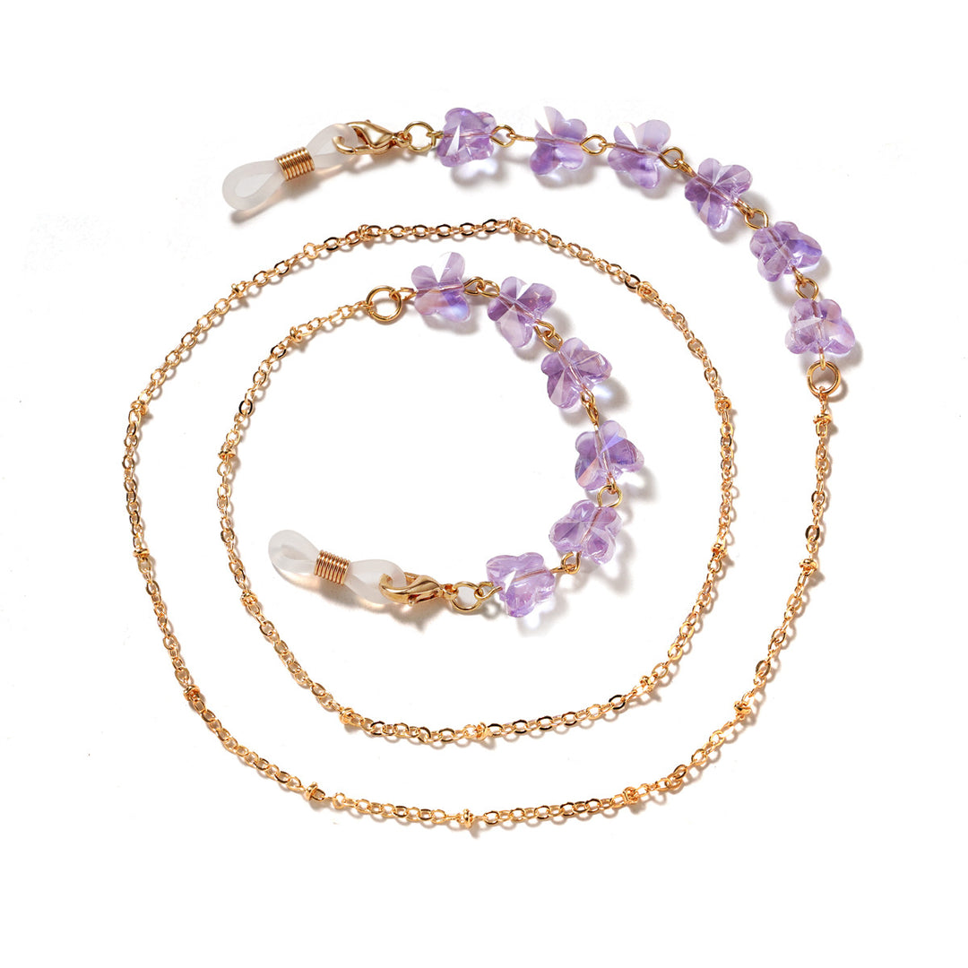 Blumenverzierte Brillenband Karnz