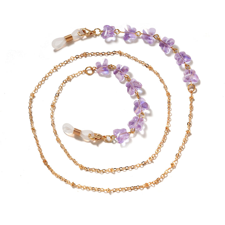 Blumenverzierte Brillenband Karnz