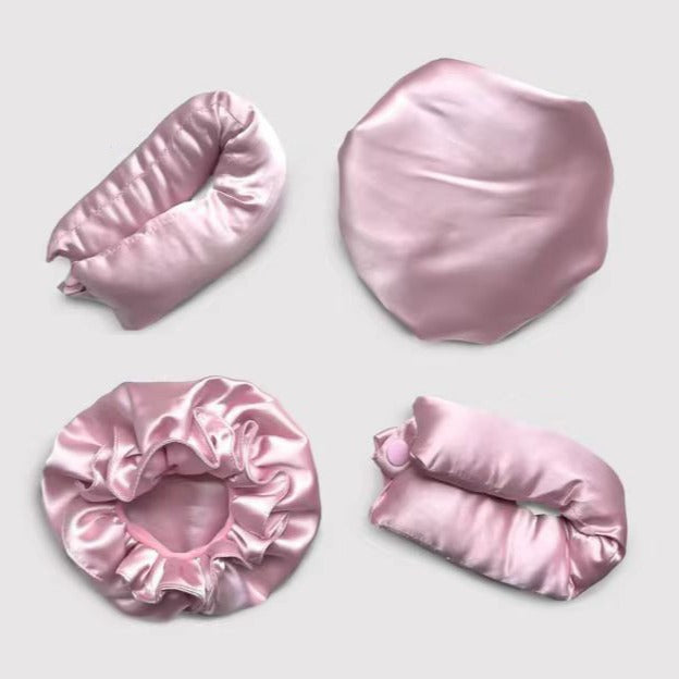 Satin Haar Lockenstab Set