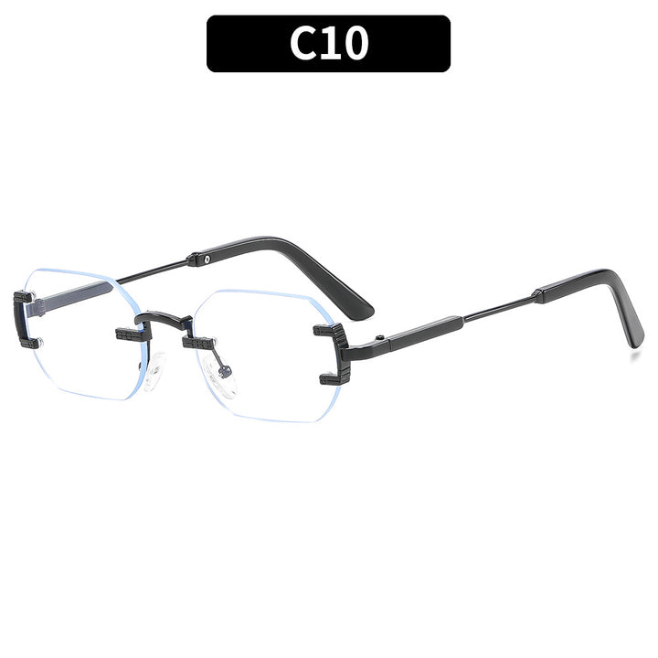 Stylische geometrische Rahmenbrille