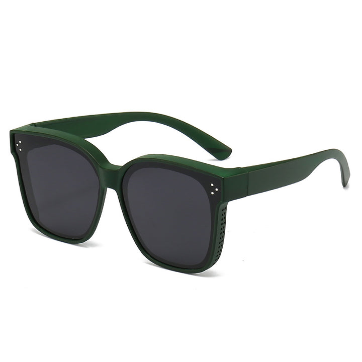 Moderne quadratische Rahmen-Sonnenbrille