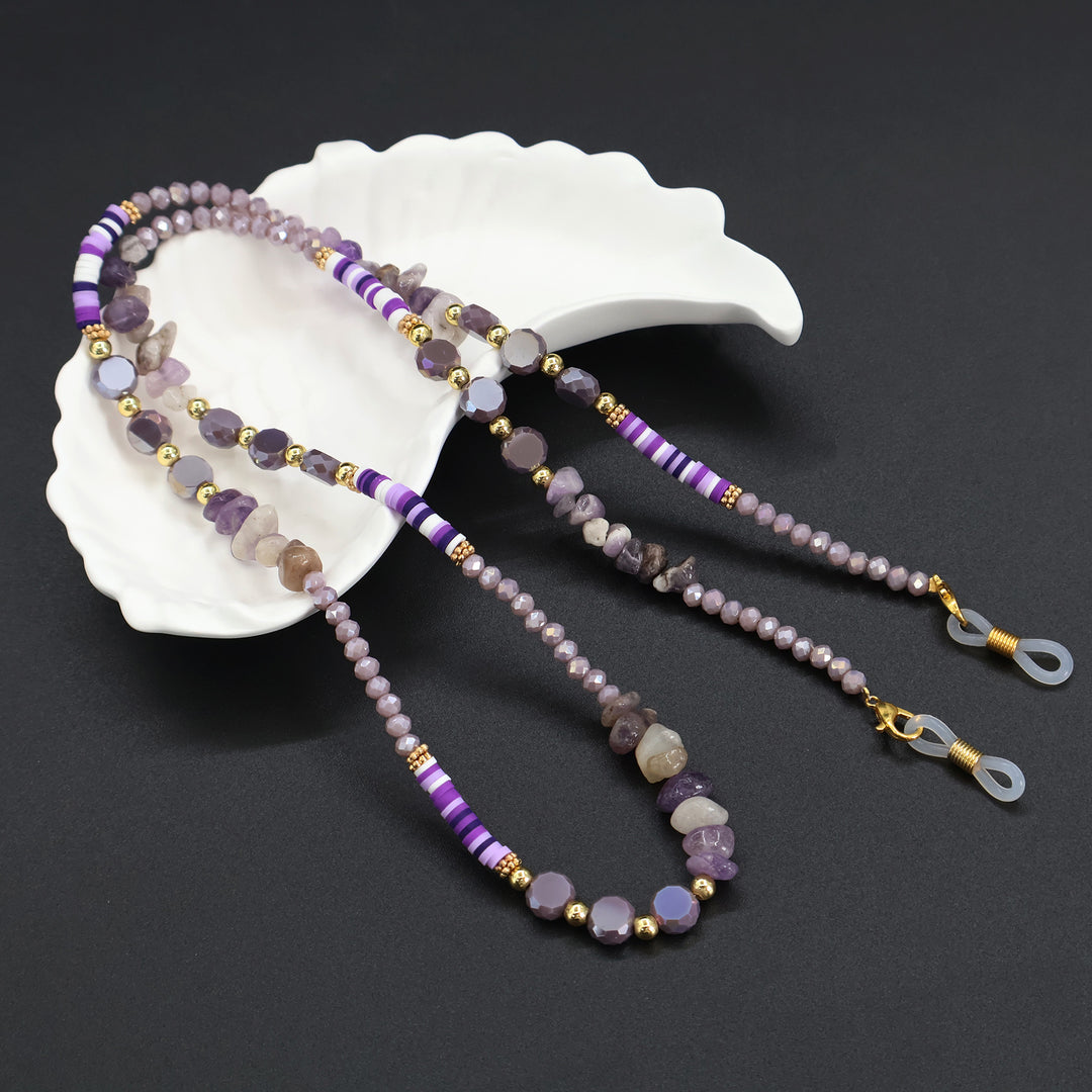 Bohemian Perlen Brillen Kette Karnz