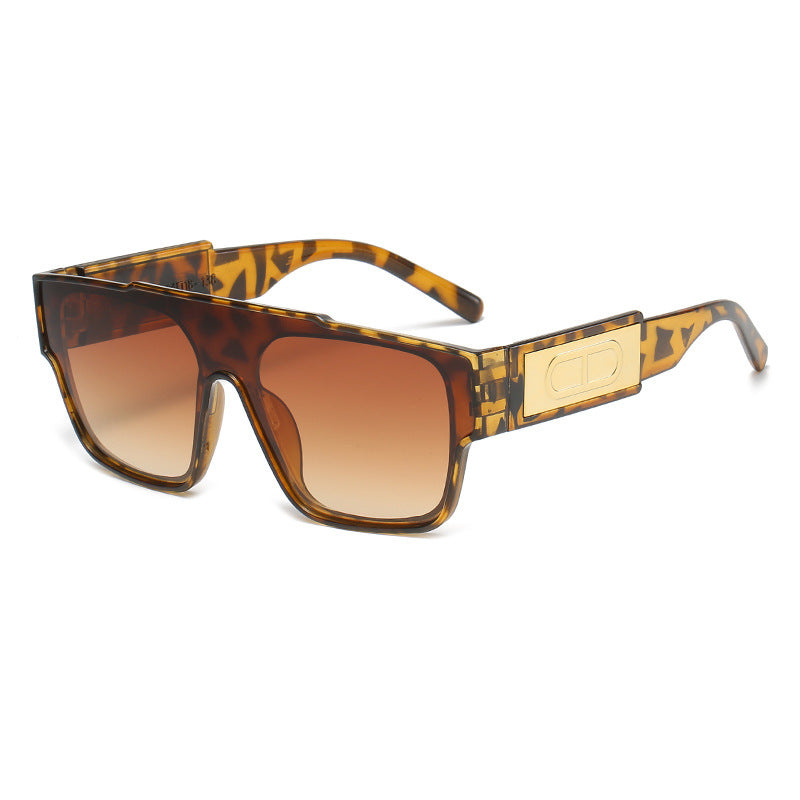 Damen Modische oversized Schlagschutz-Sonnenbrille im extravaganten Design Karnz