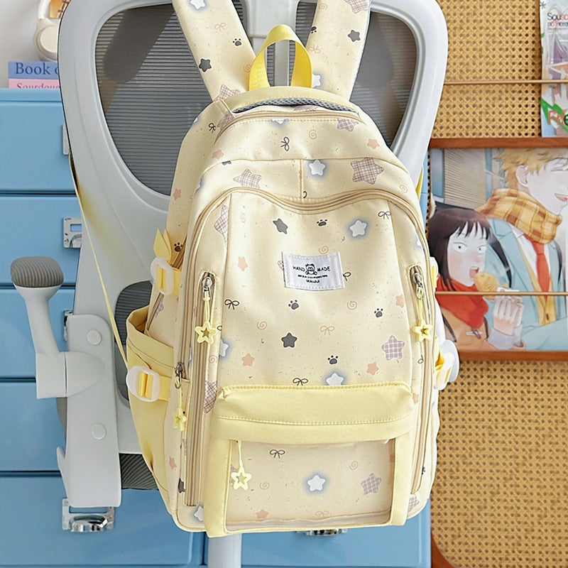 Verspielt Stern-Muster Rucksack Karnz