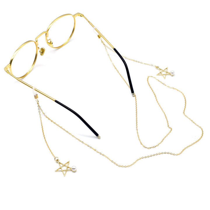 Stern-Motiv Brillenkette Karnz