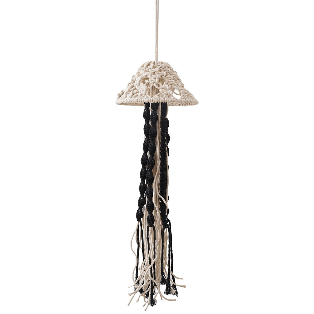 Dekorative Macramé Quallen Wandkunst Karnz
