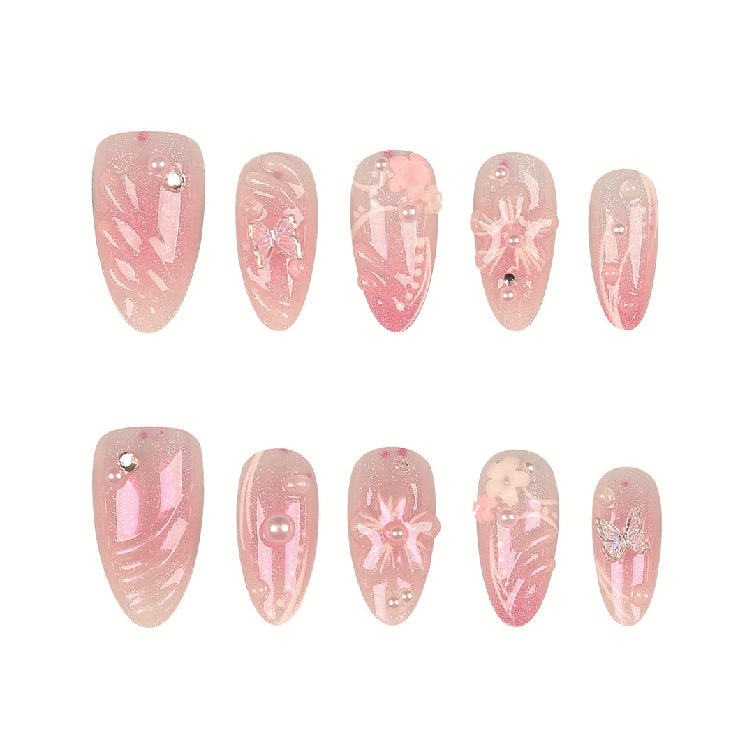 Glamouröse Press-On-Nagelspitzen
