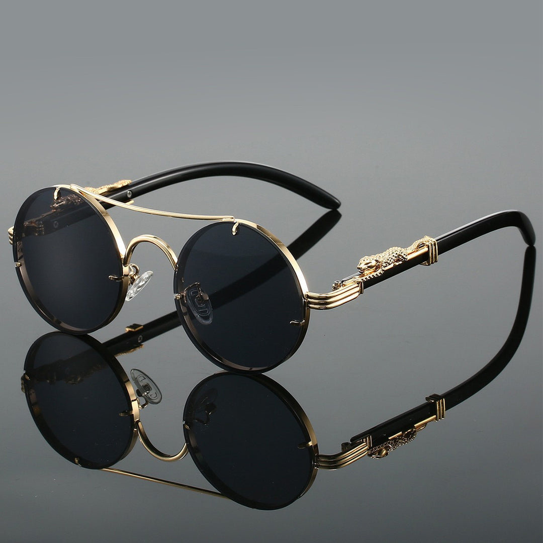 Modische runde Rahmen Sonnenbrille