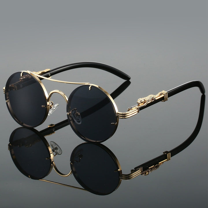 Modische runde Rahmen Sonnenbrille