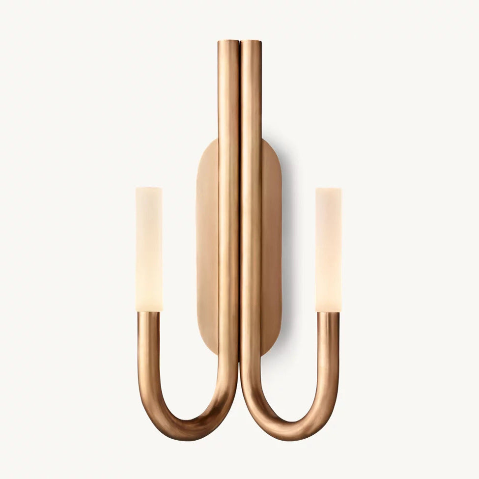 Moderne Doppelarm-Wandlampe