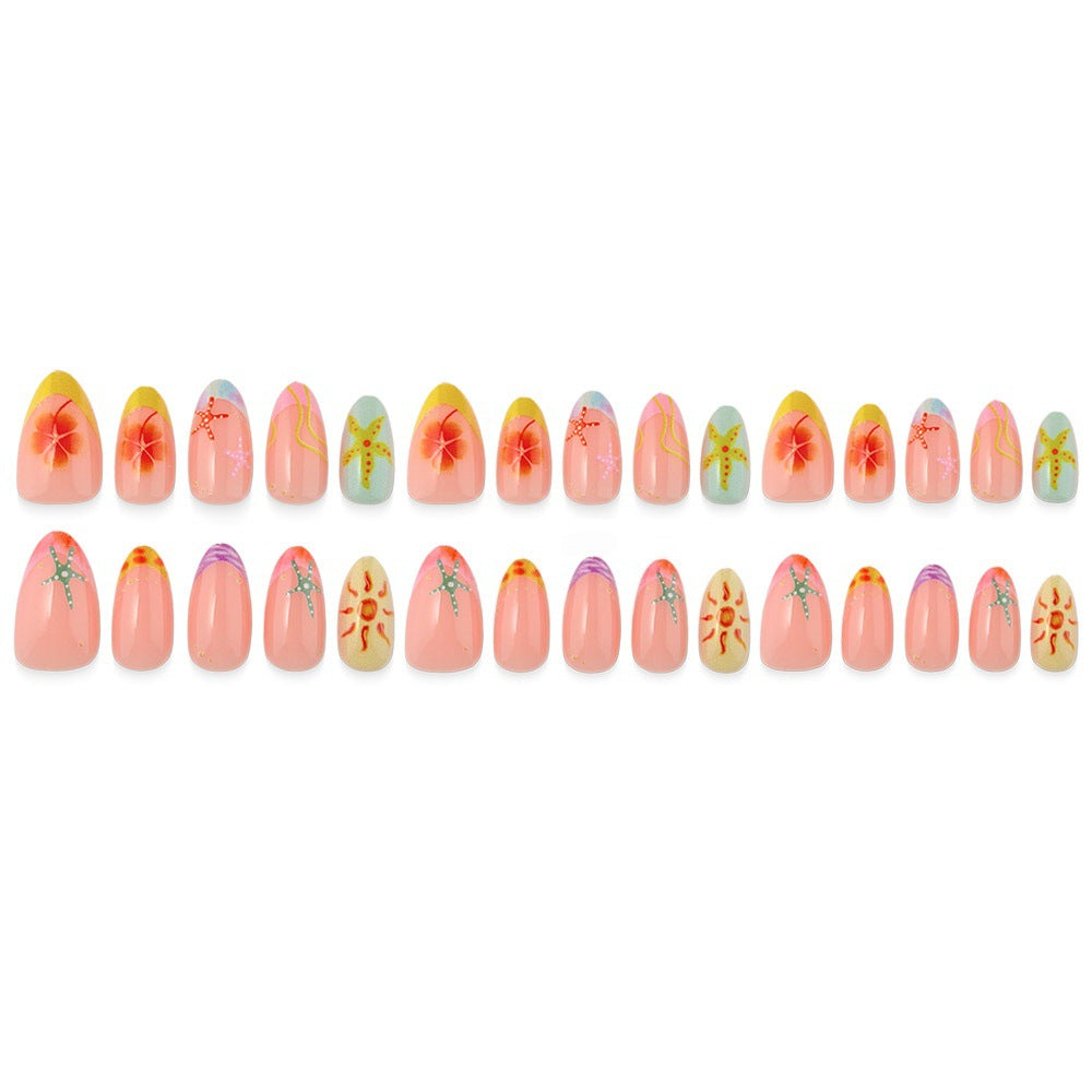 Sommerliche Nagelkunst Karnz