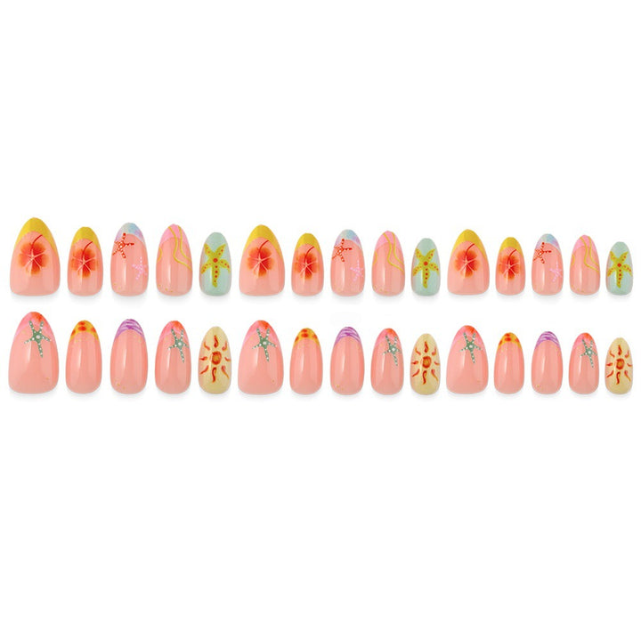 Sommerliche Nagelkunst Karnz