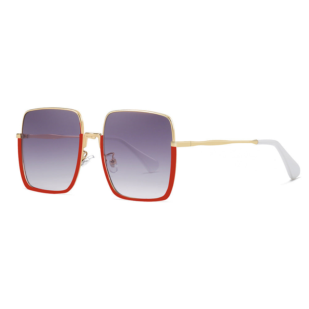 Damen Luxus-Sonnenbrille mit stilvollem eckigen Rahmen und UV-Schutz Karnz