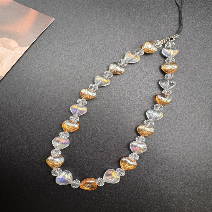 Elegante handgefertigte Perlen-Brillenband Karnz