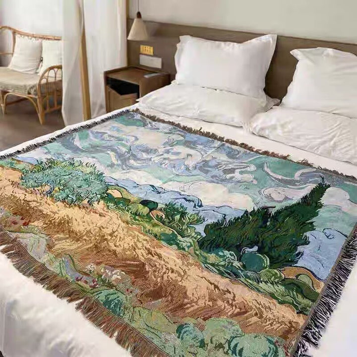 Künstlerische Landschaft Wandteppich Decke
