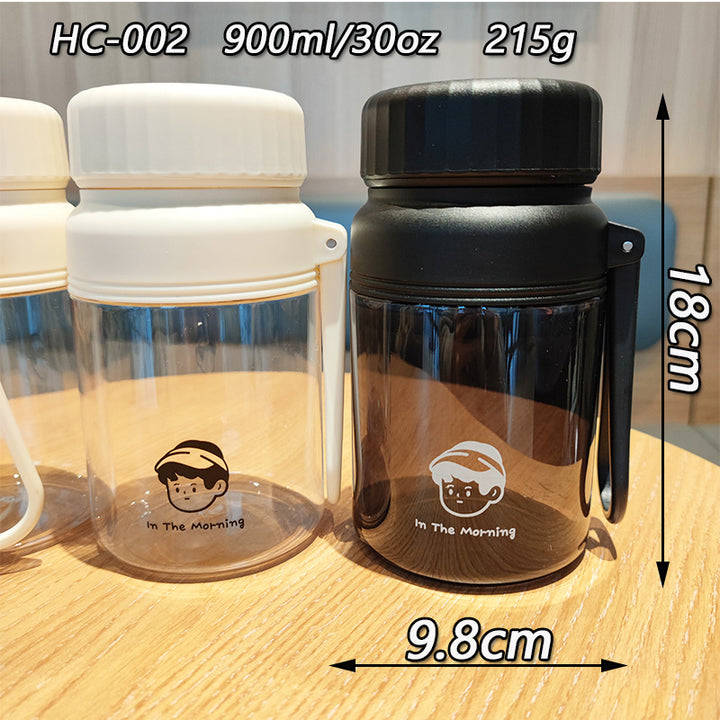 Damen kreative Trinkflasche mit praktischem Auslaufschutz Karnz