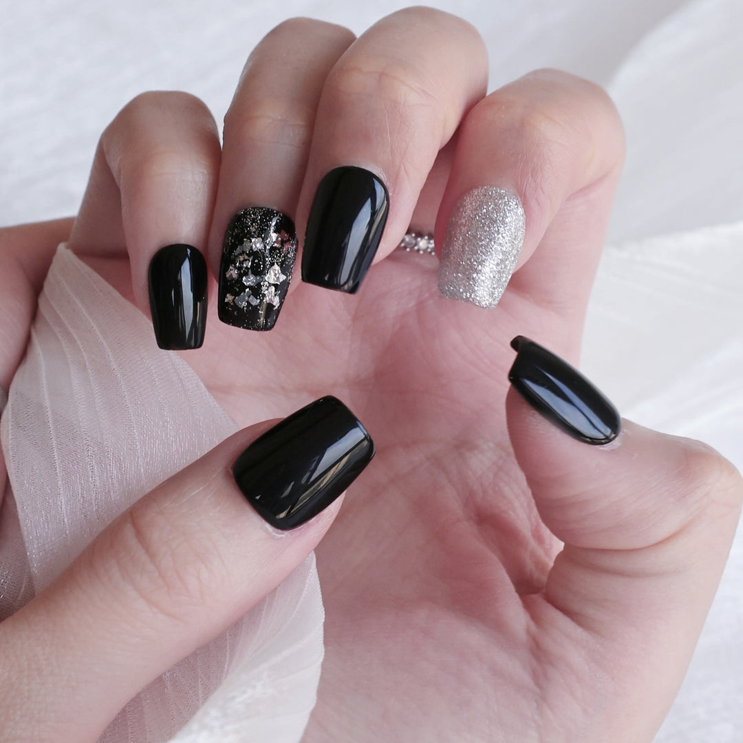 Schmetterlings-verzierte Press-On Nagelset