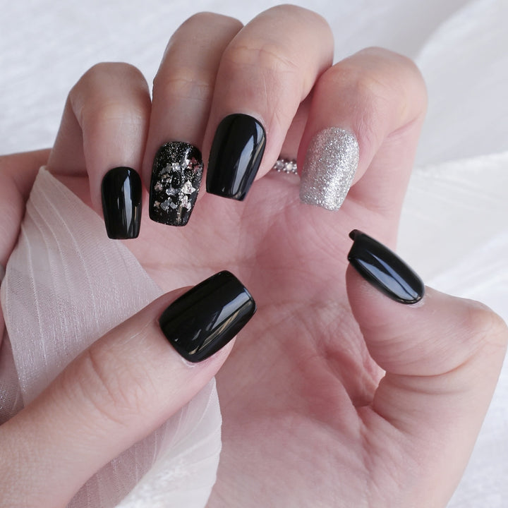 Schmetterlings-verzierte Press-On Nagelset