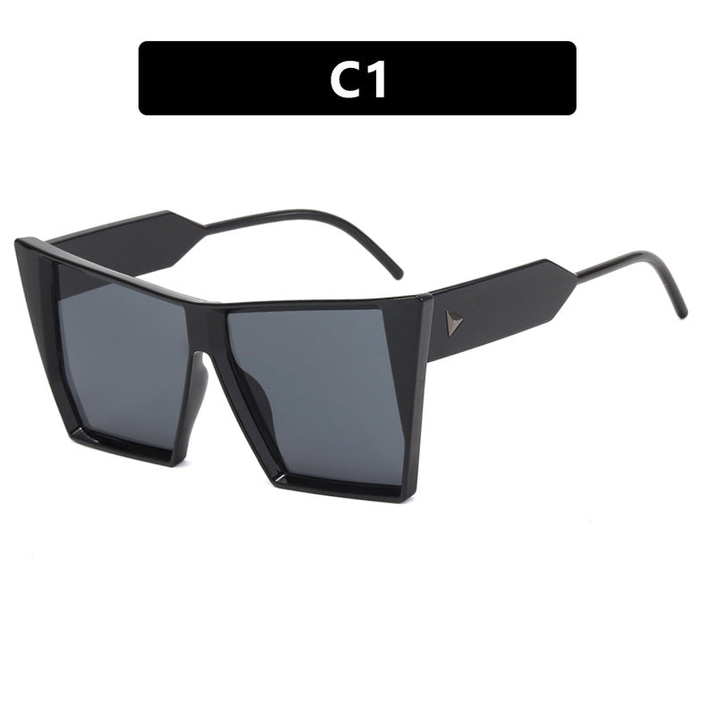 Damen geometrische Sonnenbrille mit innovative Gläsern Karnz