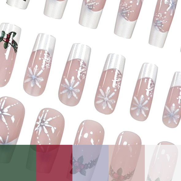 Weihnachts-Themen Künstlerische Nagelverstärkungen Karnz