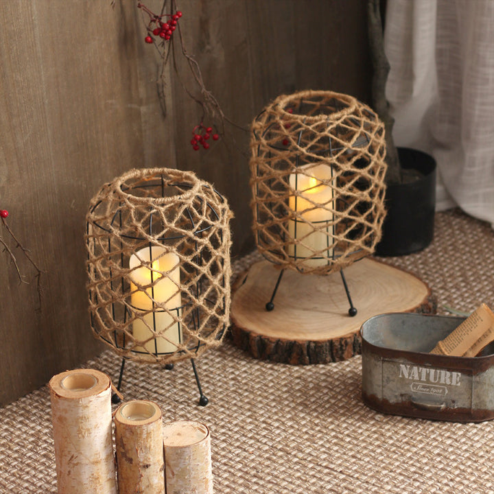Dekorativer Korb mit Naturfaser-Design Karnz