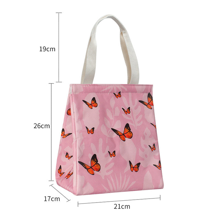 Isolierte Schmetterlingsdruck Lunch-Tasche