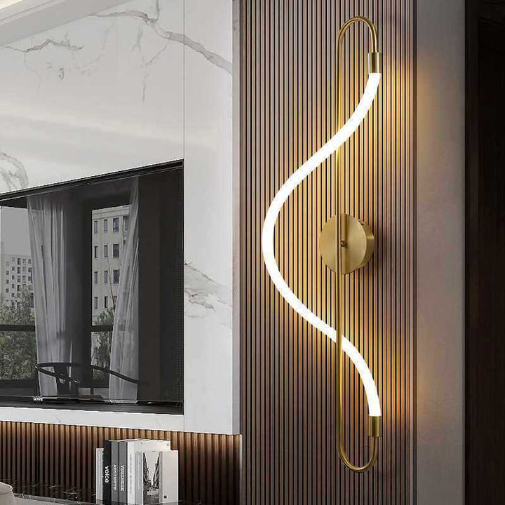 Künstlerische LED-Wandlampe