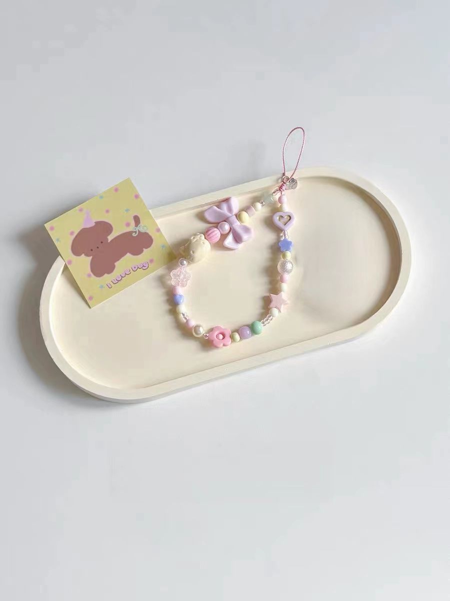 Verspielt Themed Beaded Charm Halskette Karnz