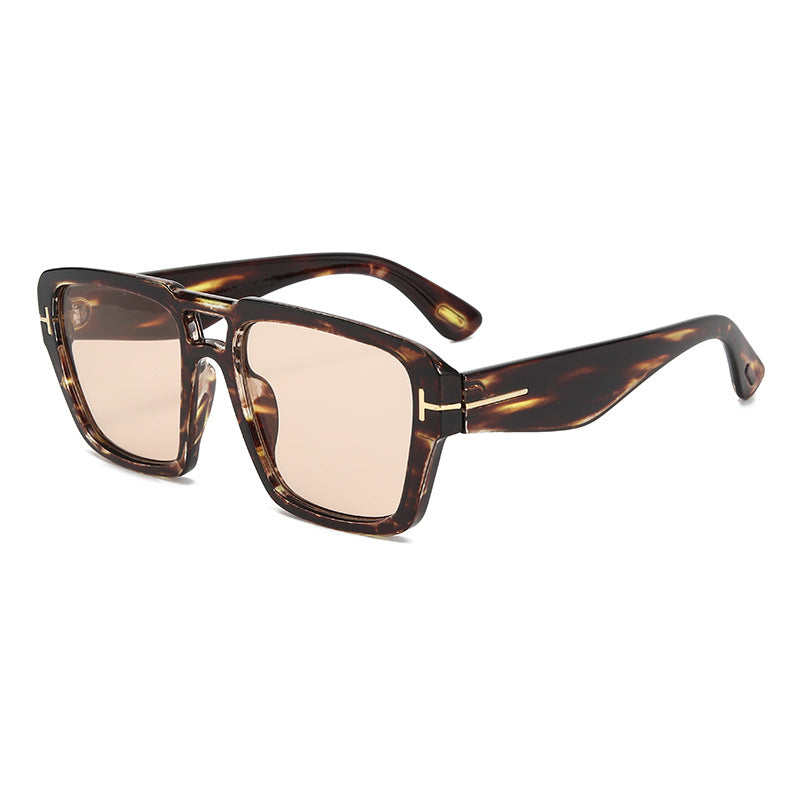 Damen moderne quadratische Sonnenbrille Karnz