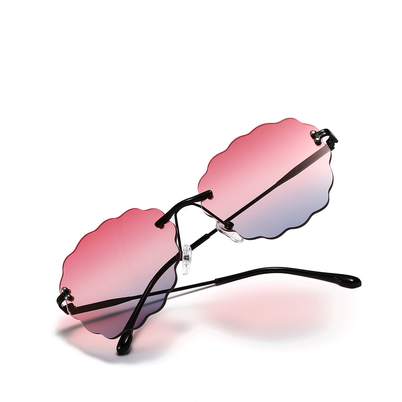 Damen modische Sonnenbrille im einzigartigen Blumenrahmen Karnz