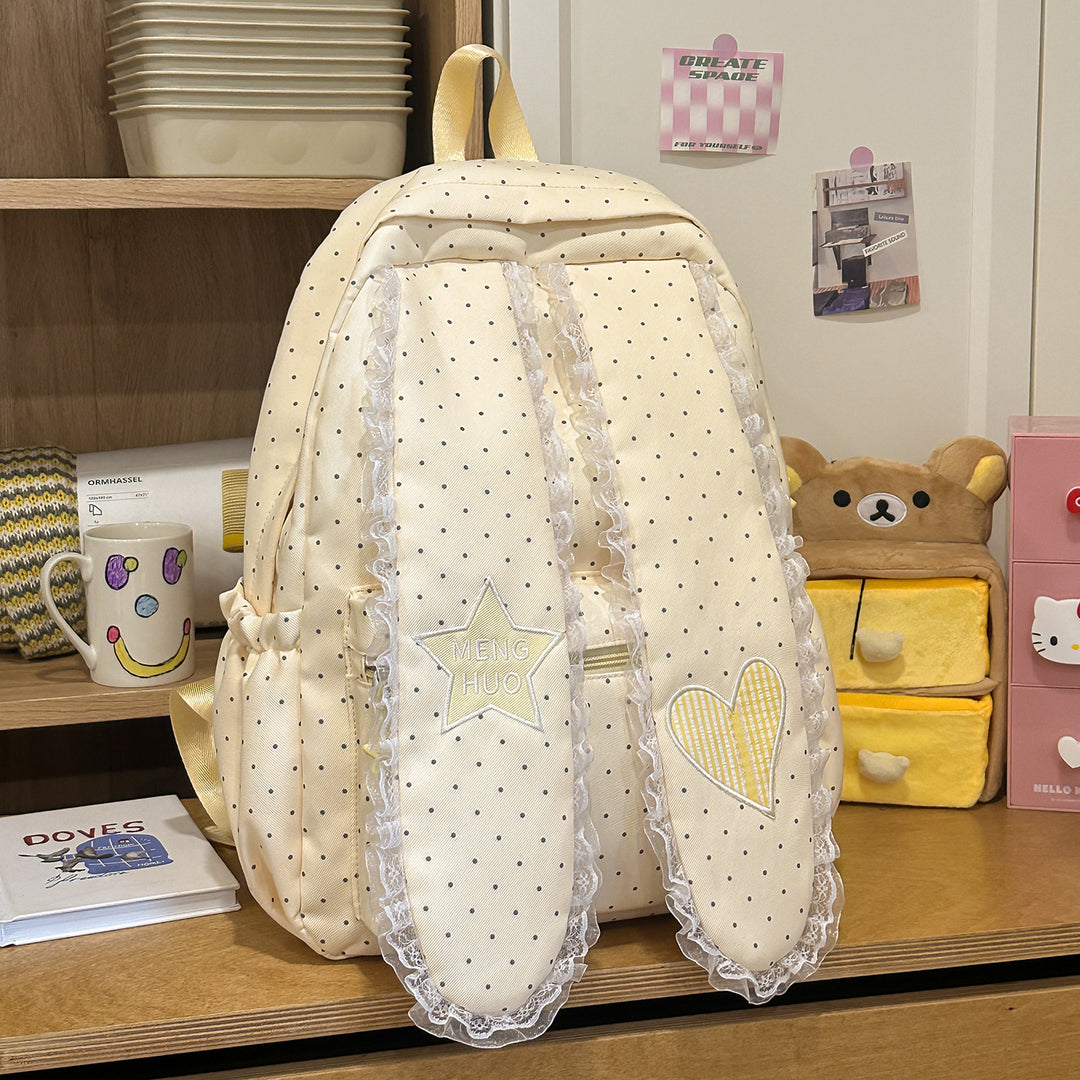 Verspielter dekorativer Patchwork-Rucksack Karnz