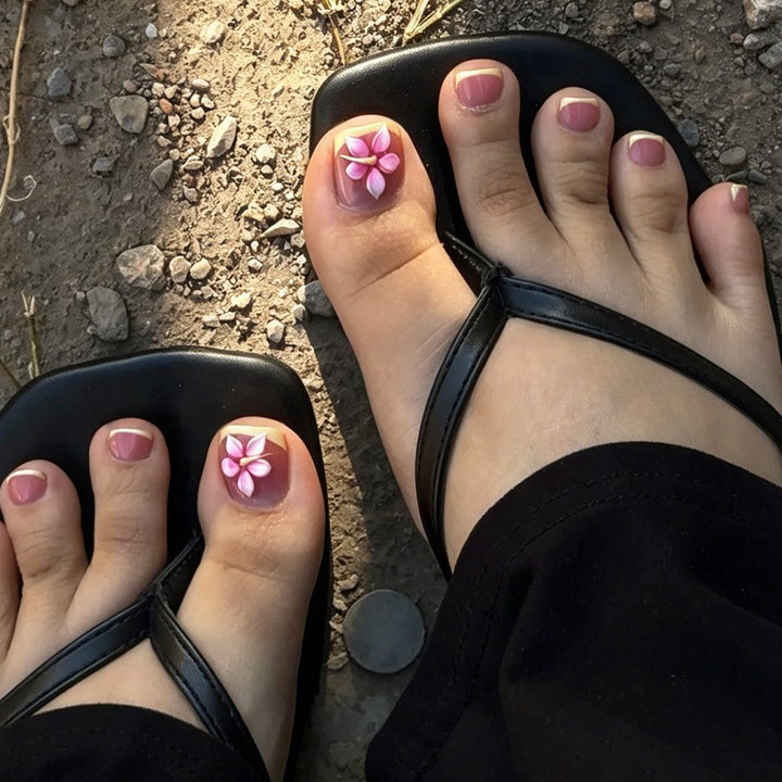 Dekorative Fußnagelkunst Karnz
