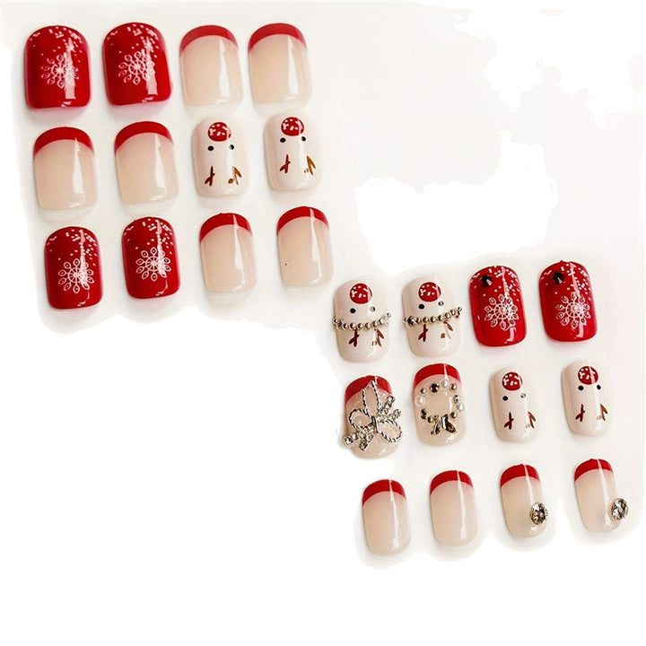 Festliche Feiertags Themen Nagelkunst Karnz